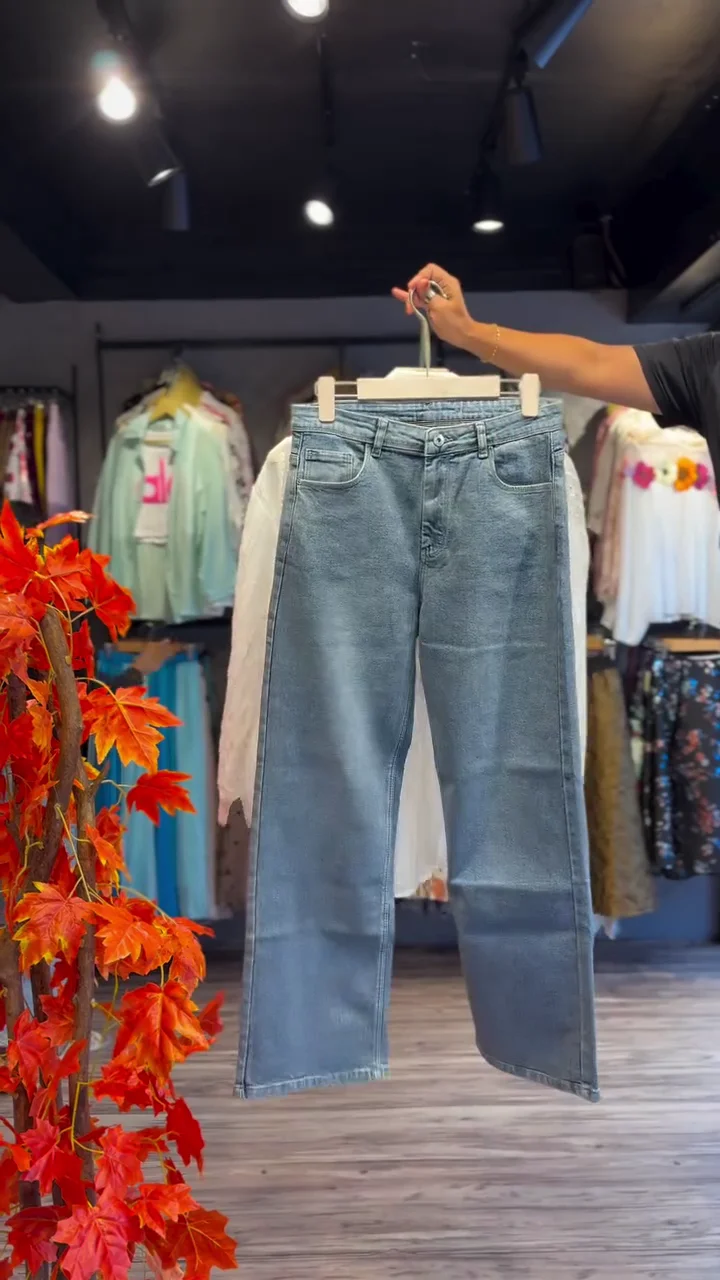 sheer white shirt with crop layer & denim bermudas