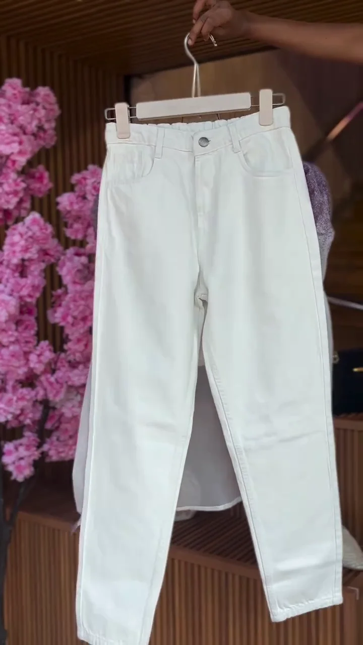 gradient sheer shirt in plum mist & cuffed pants in white lavender