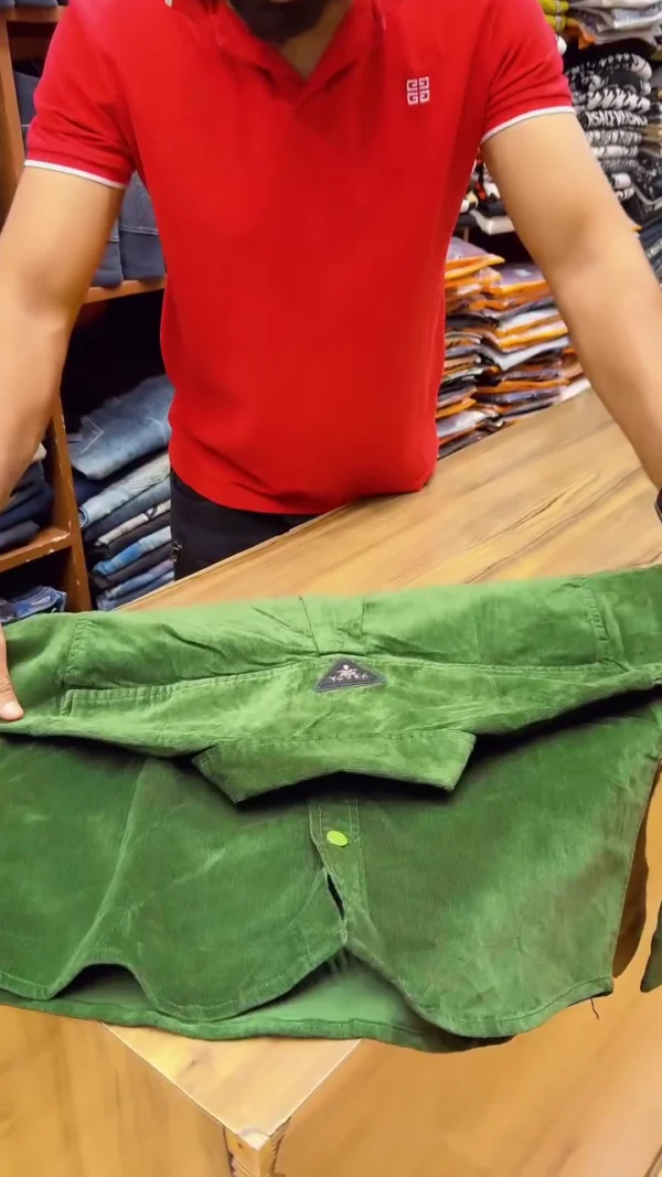 olive linen shirt